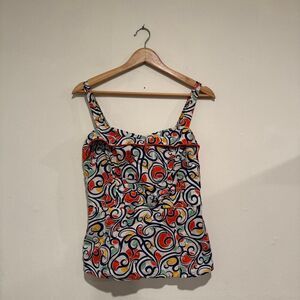 Cabi Art Abstract Womens Tank Top Size 6